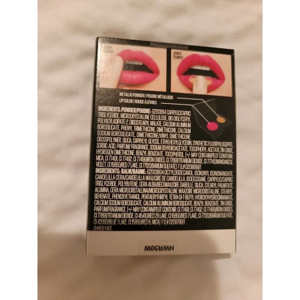 Maybelline New York Lip Studio Python 20 WILD Metallic Duo Portable Kit *SEALED*